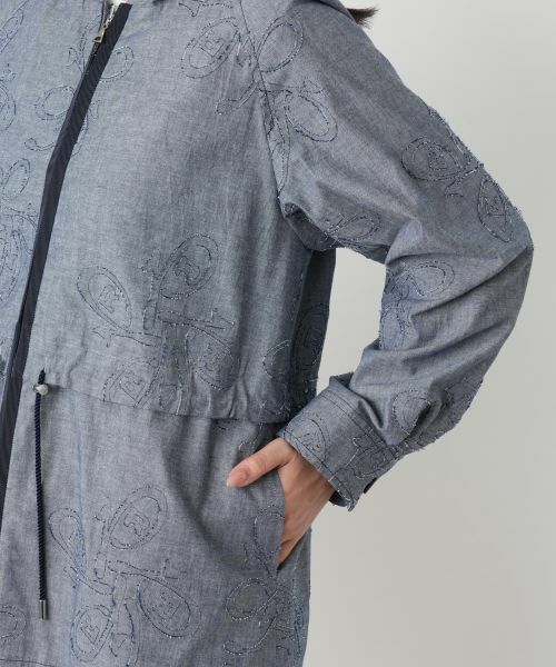 Leilian / レリアン その他アウター | フーディーコート【ROCHAS Premiere】【26年3月カタログ】 | 詳細24