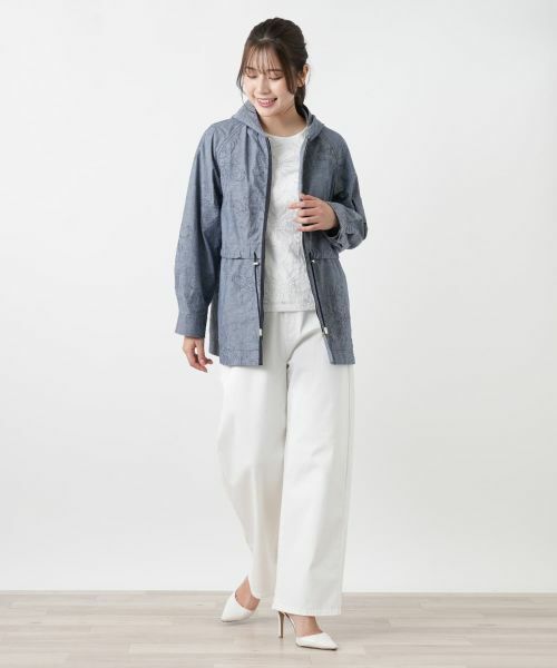 Leilian / レリアン その他アウター | フーディーコート【ROCHAS Premiere】【26年3月カタログ】 | 詳細3