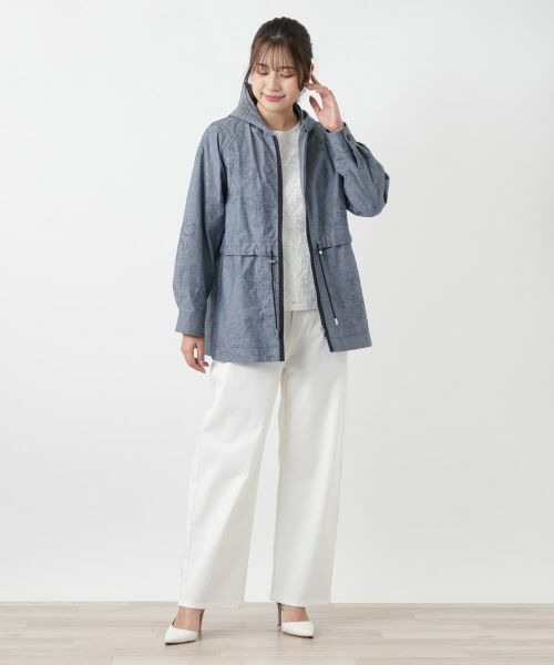 Leilian / レリアン その他アウター | フーディーコート【ROCHAS Premiere】【26年3月カタログ】 | 詳細4