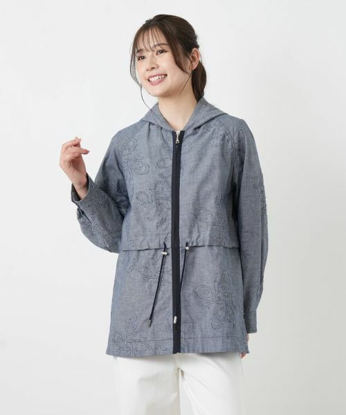 Leilian / レリアン その他アウター | フーディーコート【ROCHAS Premiere】【26年3月カタログ】 | 詳細9