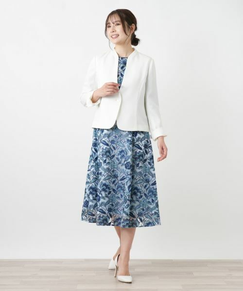 Leilian / レリアン テーラードジャケット | ジャカードジャケット【セレモニー】【26年3月カタログ】 | 詳細2