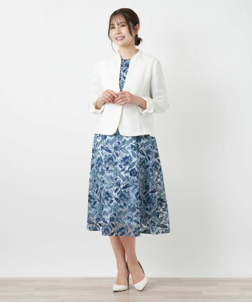 Leilian / レリアン テーラードジャケット | ジャカードジャケット【セレモニー】【26年3月カタログ】 | 詳細3