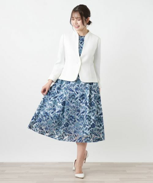 Leilian / レリアン テーラードジャケット | ジャカードジャケット【セレモニー】【26年3月カタログ】 | 詳細5