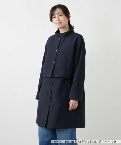 Leilian / レリアン その他アウター | 3WAYコート【Rich 1-mile】【26年3月カタログ】（ネイビー）