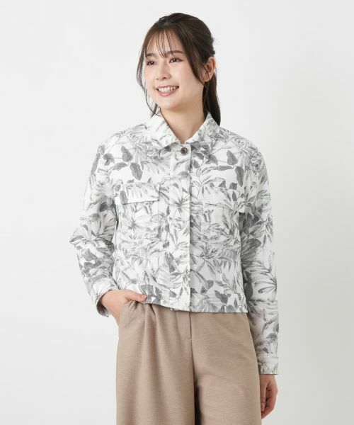 Leilian / レリアン テーラードジャケット | サッカー地ショールジャケット【Rich 1-mile】【26年3月カタログ】 | 詳細10