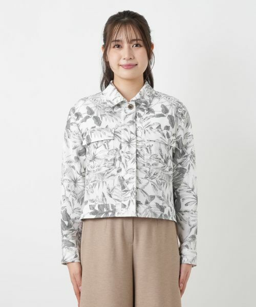 Leilian / レリアン テーラードジャケット | サッカー地ショールジャケット【Rich 1-mile】【26年3月カタログ】 | 詳細12