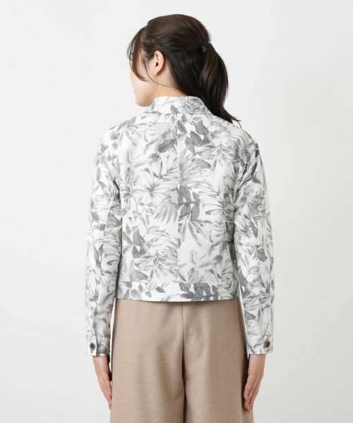 Leilian / レリアン テーラードジャケット | サッカー地ショールジャケット【Rich 1-mile】【26年3月カタログ】 | 詳細14