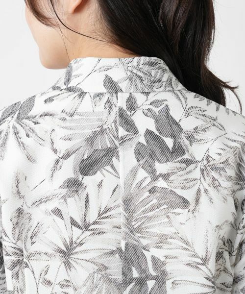 Leilian / レリアン テーラードジャケット | サッカー地ショールジャケット【Rich 1-mile】【26年3月カタログ】 | 詳細16