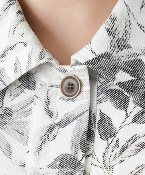 Leilian / レリアン テーラードジャケット | サッカー地ショールジャケット【Rich 1-mile】【26年3月カタログ】 | 詳細17