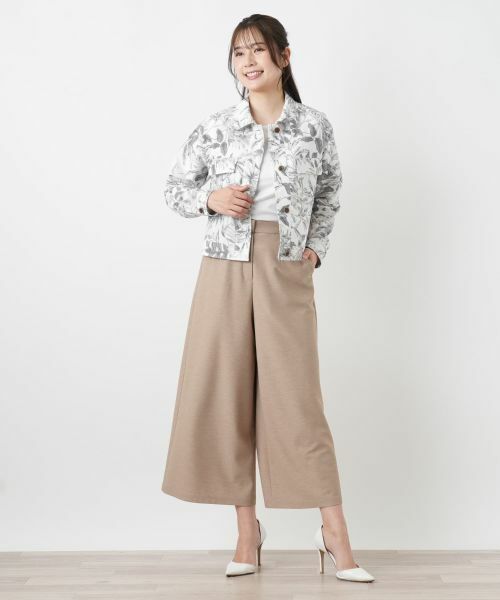 Leilian / レリアン テーラードジャケット | サッカー地ショールジャケット【Rich 1-mile】【26年3月カタログ】 | 詳細2