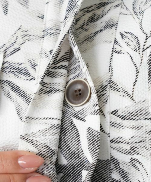 Leilian / レリアン テーラードジャケット | サッカー地ショールジャケット【Rich 1-mile】【26年3月カタログ】 | 詳細22