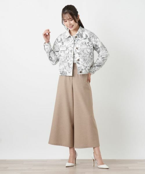 Leilian / レリアン テーラードジャケット | サッカー地ショールジャケット【Rich 1-mile】【26年3月カタログ】 | 詳細3