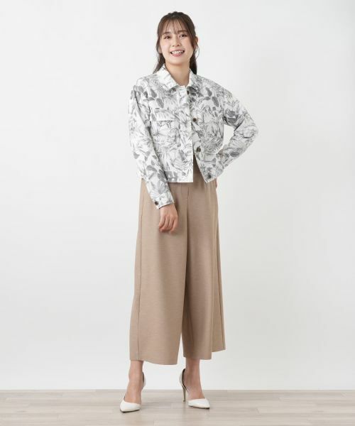 Leilian / レリアン テーラードジャケット | サッカー地ショールジャケット【Rich 1-mile】【26年3月カタログ】 | 詳細5