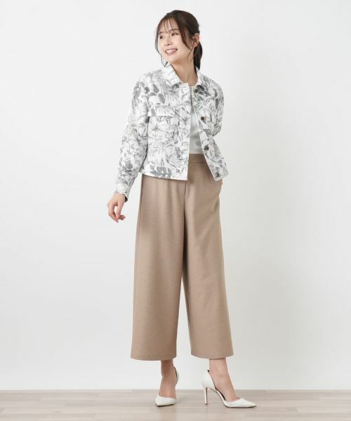 Leilian / レリアン テーラードジャケット | サッカー地ショールジャケット【Rich 1-mile】【26年3月カタログ】 | 詳細7