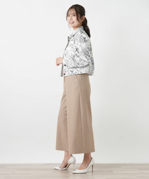 Leilian / レリアン テーラードジャケット | サッカー地ショールジャケット【Rich 1-mile】【26年3月カタログ】 | 詳細8