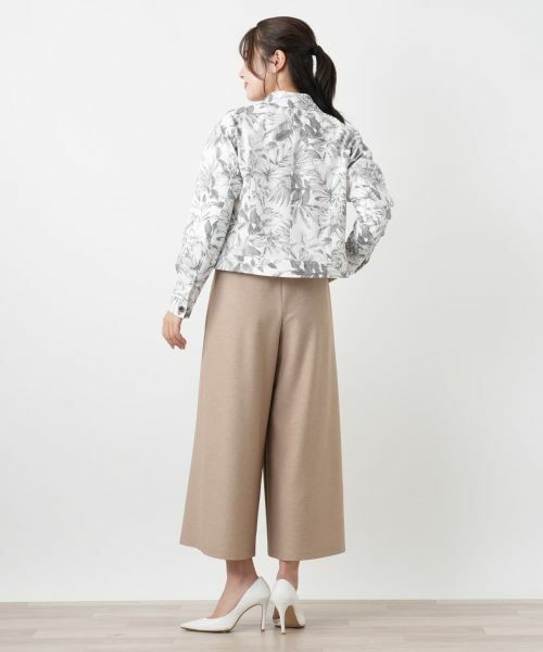 Leilian / レリアン テーラードジャケット | サッカー地ショールジャケット【Rich 1-mile】【26年3月カタログ】 | 詳細9