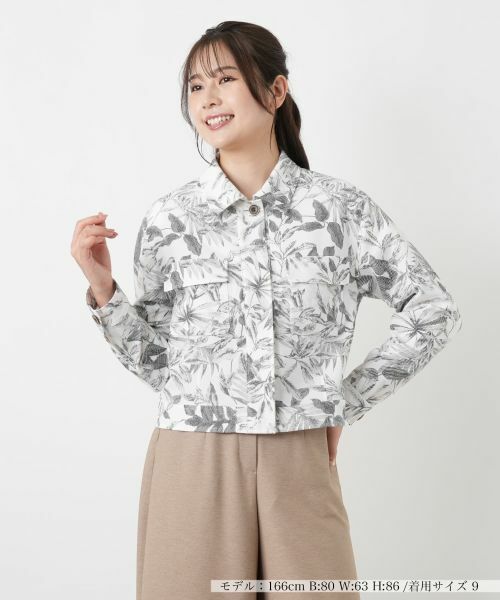 Leilian / レリアン テーラードジャケット | サッカー地ショールジャケット【Rich 1-mile】【26年3月カタログ】（ブラウン）