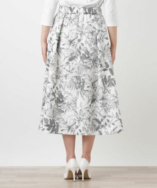 Leilian / レリアン ミニ・ひざ丈スカート | サッカー地プリントスカート【Rich 1-mile】【26年3月カタログ】 | 詳細15