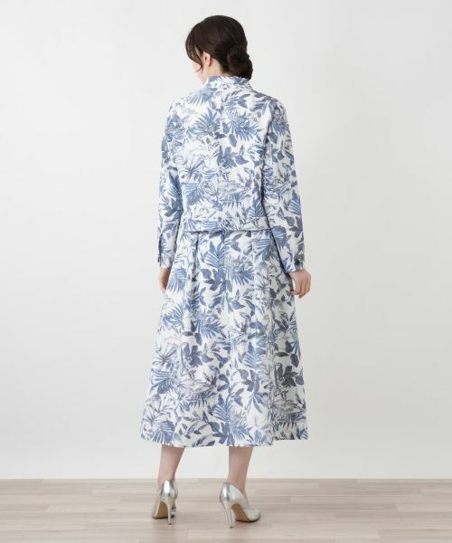 Leilian / レリアン ミニ・ひざ丈スカート | サッカー地プリントスカート【Rich 1-mile】【26年3月カタログ】 | 詳細23