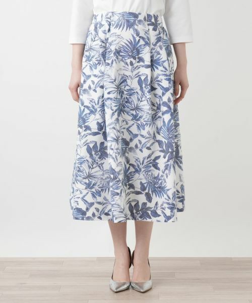 Leilian / レリアン ミニ・ひざ丈スカート | サッカー地プリントスカート【Rich 1-mile】【26年3月カタログ】 | 詳細24