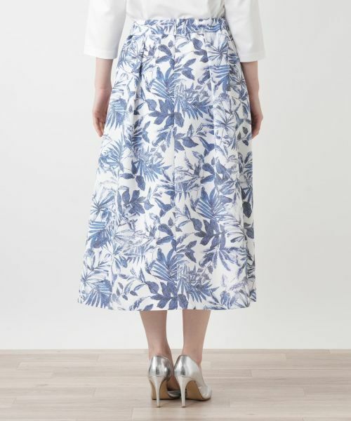 Leilian / レリアン ミニ・ひざ丈スカート | サッカー地プリントスカート【Rich 1-mile】【26年3月カタログ】 | 詳細26