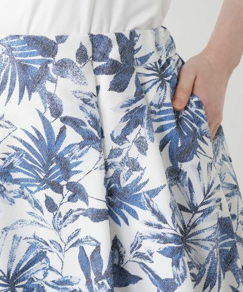 Leilian / レリアン ミニ・ひざ丈スカート | サッカー地プリントスカート【Rich 1-mile】【26年3月カタログ】 | 詳細27