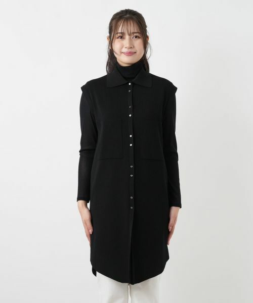 Leilian / レリアン テーラードジャケット | ロングニットジレ【26年3月カタログ】 | 詳細11