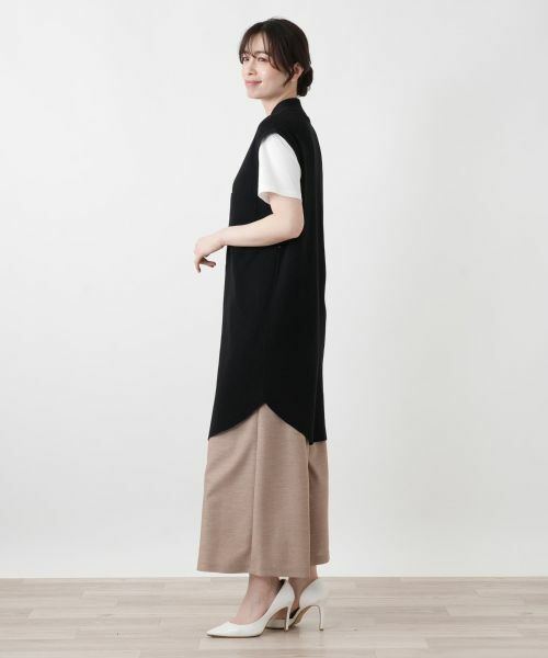 Leilian / レリアン テーラードジャケット | ロングニットジレ【26年3月カタログ】 | 詳細22