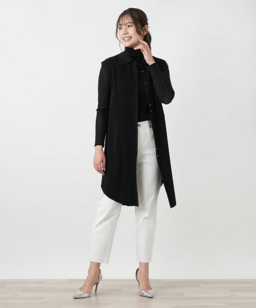 Leilian / レリアン テーラードジャケット | ロングニットジレ【26年3月カタログ】 | 詳細5