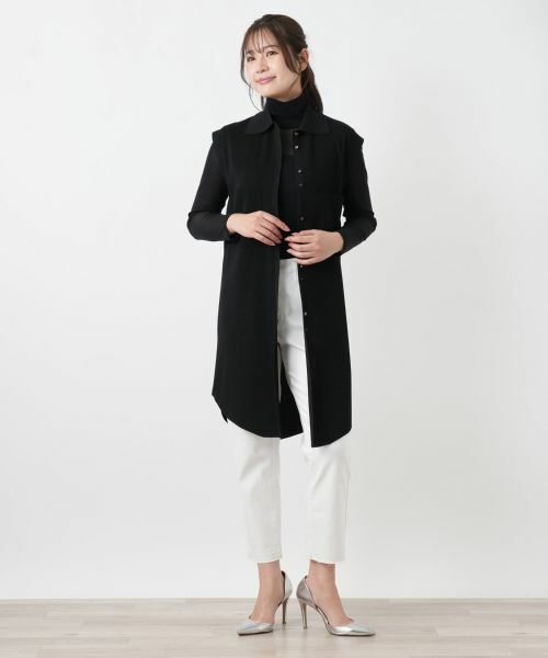 Leilian / レリアン テーラードジャケット | ロングニットジレ【26年3月カタログ】 | 詳細6