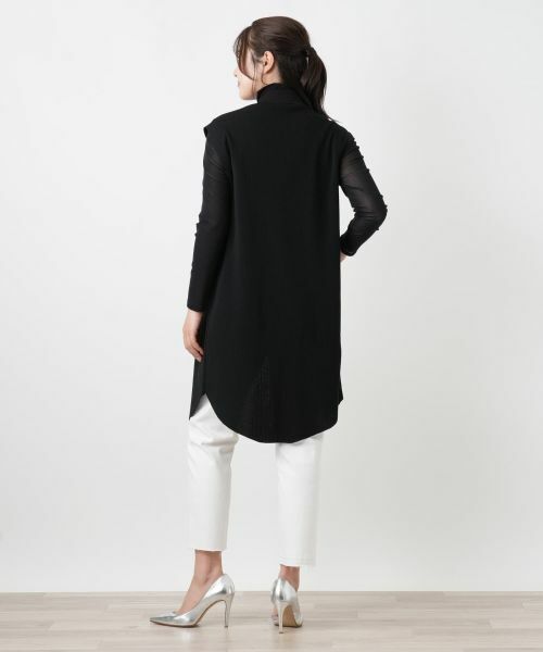 Leilian / レリアン テーラードジャケット | ロングニットジレ【26年3月カタログ】 | 詳細8
