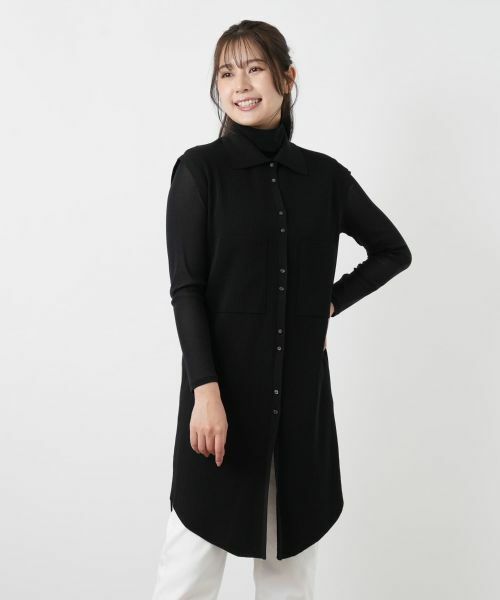 Leilian / レリアン テーラードジャケット | ロングニットジレ【26年3月カタログ】 | 詳細9