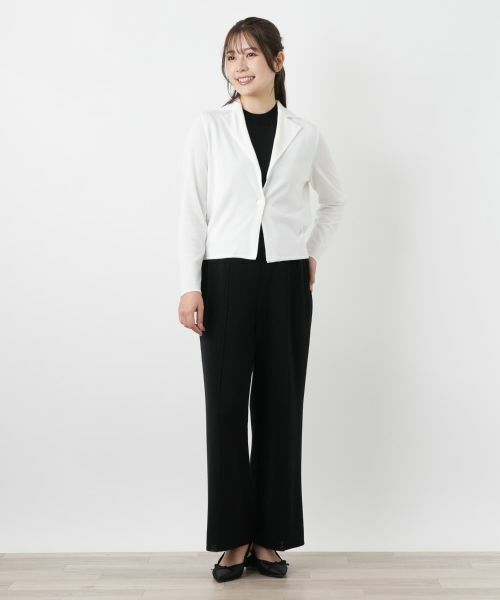 Leilian / レリアン その他パンツ | ストレッチニットパンツ【26年3月カタログ】 | 詳細1