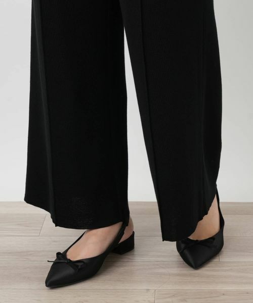 Leilian / レリアン その他パンツ | ストレッチニットパンツ【26年3月カタログ】 | 詳細14