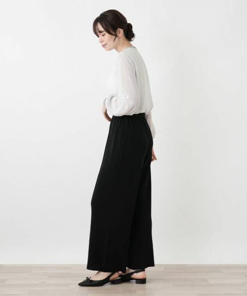 Leilian / レリアン その他パンツ | ストレッチニットパンツ【26年3月カタログ】 | 詳細18