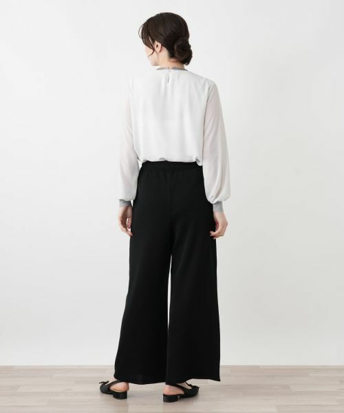 Leilian / レリアン その他パンツ | ストレッチニットパンツ【26年3月カタログ】 | 詳細19