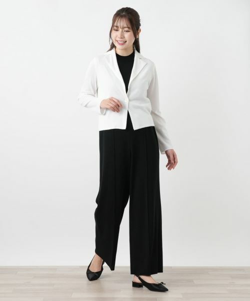 Leilian / レリアン その他パンツ | ストレッチニットパンツ【26年3月カタログ】 | 詳細3