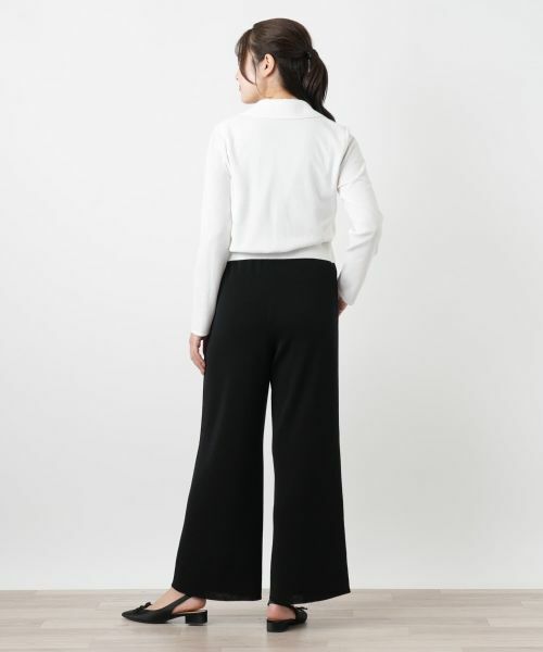 Leilian / レリアン その他パンツ | ストレッチニットパンツ【26年3月カタログ】 | 詳細8