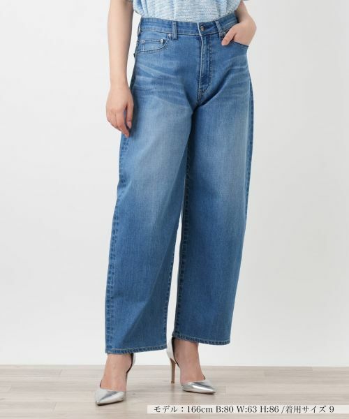 Leilian / レリアン デニムパンツ | カーブデニムパンツ【L JEANS】【26年3月カタログ】（ロイヤルブルー）