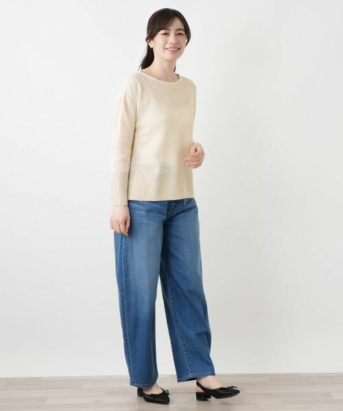 Leilian / レリアン ニット・セーター | ボートネックニット【26年3月カタログ】 | 詳細23