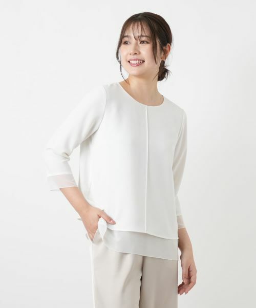 Leilian / レリアン カットソー | シフォン袖カットソー【26年3月カタログ】 | 詳細10