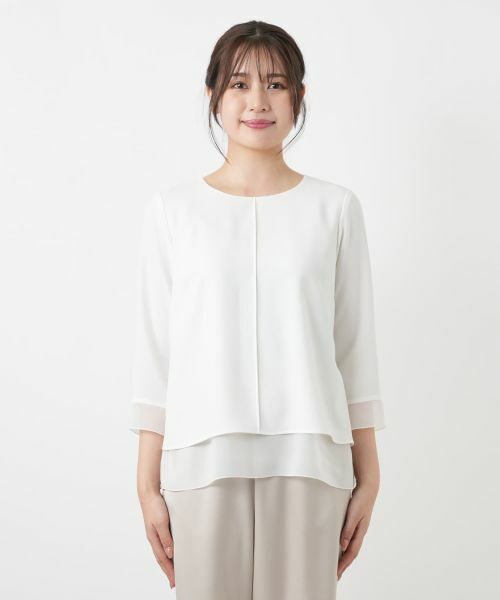 Leilian / レリアン カットソー | シフォン袖カットソー【26年3月カタログ】 | 詳細11