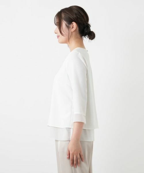 Leilian / レリアン カットソー | シフォン袖カットソー【26年3月カタログ】 | 詳細12