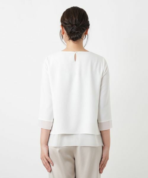 Leilian / レリアン カットソー | シフォン袖カットソー【26年3月カタログ】 | 詳細13