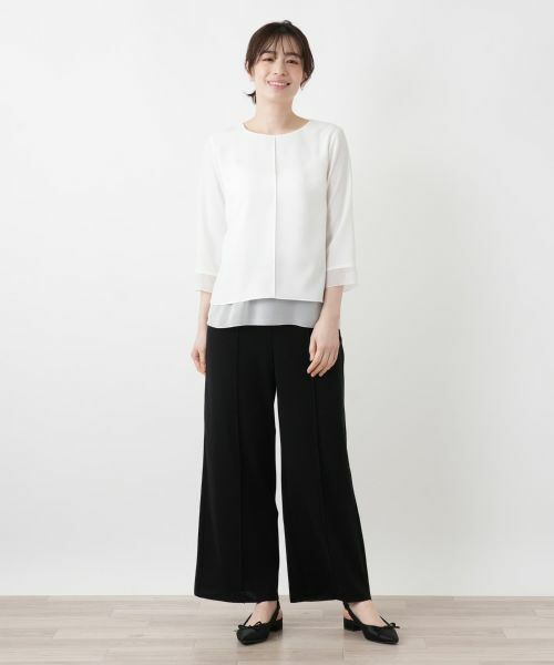 Leilian / レリアン カットソー | シフォン袖カットソー【26年3月カタログ】 | 詳細21