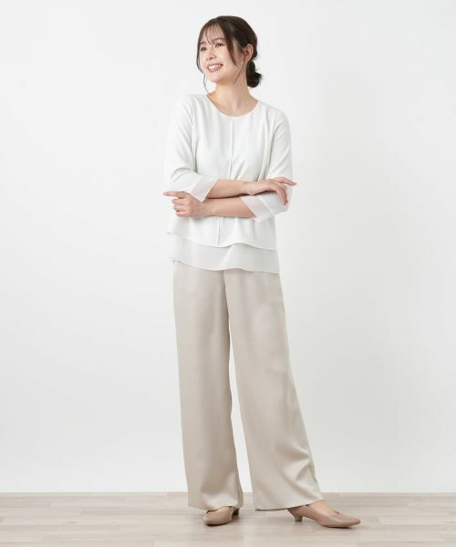 Leilian / レリアン カットソー | シフォン袖カットソー【26年3月カタログ】 | 詳細5