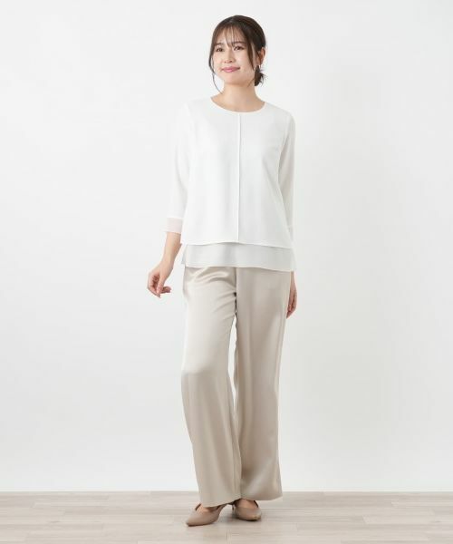 Leilian / レリアン カットソー | シフォン袖カットソー【26年3月カタログ】 | 詳細6