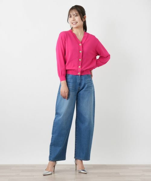 Leilian / レリアン カーディガン・ボレロ | Vネックカーディガン【26年3月カタログ】 | 詳細1