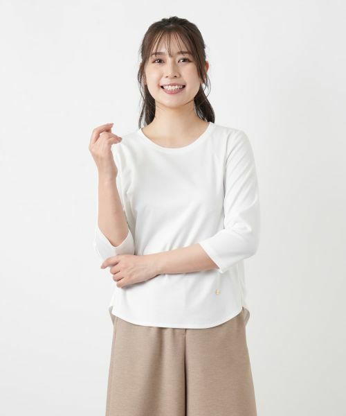 Leilian / レリアン Tシャツ | 七分袖カットソー【Rich 1-mile】【26年3月カタログ】 | 詳細10