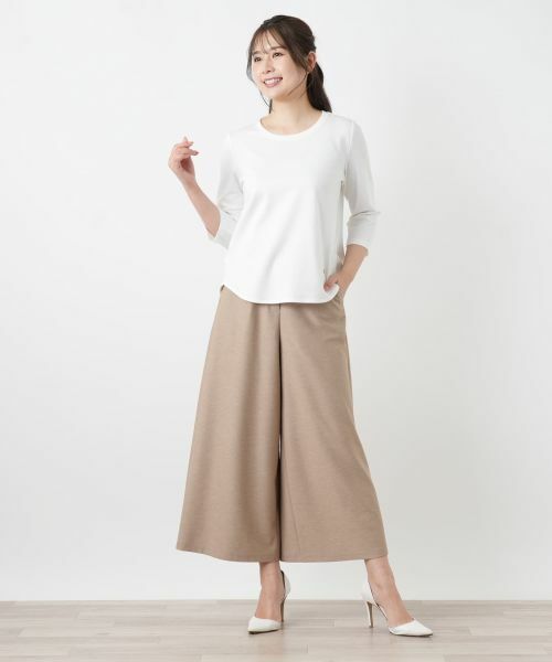 Leilian / レリアン Tシャツ | 七分袖カットソー【Rich 1-mile】【26年3月カタログ】 | 詳細2